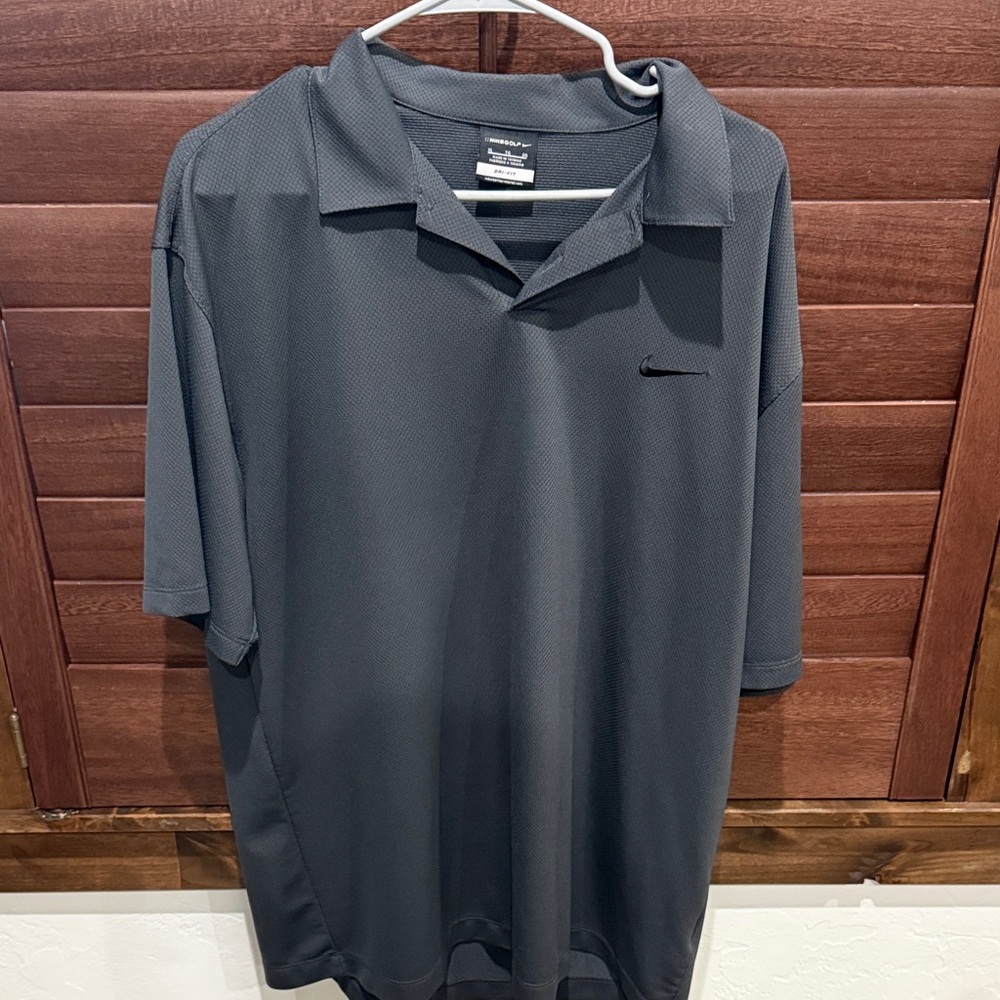 Nike Men's Charcoal Polo Shirt